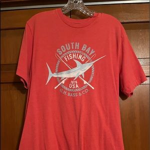 4/$25 G.H. BASS & CO. Men’s Red Short Sleeve Graphic T-Shirt